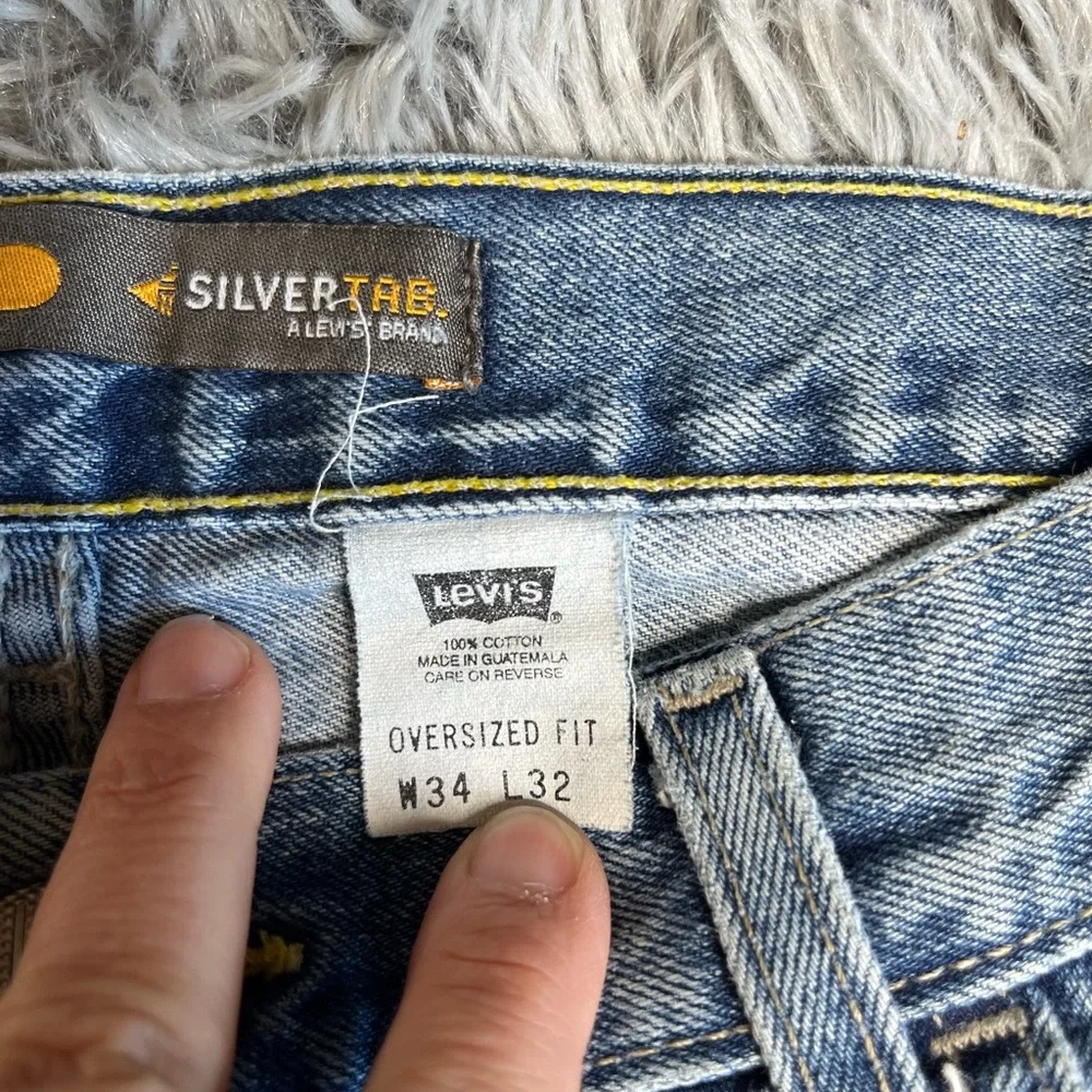 Levi’s Silvertab Jeans Mens Size 34 Oversized Straight Leg Vintage